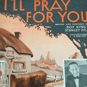 Vintage Noten "I'll Pray For You" 1930er 1939 WWII Song Jimmy Leach - Bild 1 von 6