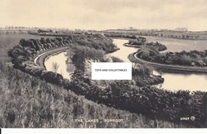 Powfoot Lakes, in Powfoot, near Annan. Postcard by Valentine. - Picture 1 of 2