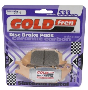 Goldfren S33 Brake Pads Rear For Yamaha MW 125 Tricity Scooter 2014-2016 - Picture 1 of 2