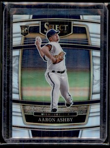 2022 PANINI SELECT AARON ASHBY RC MILWAUKEE BREWERS #10