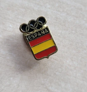Vintage Team Spanien Olympische Komitee Spiele Knopfloch Revers Abzeichen - Bild 1 von 3