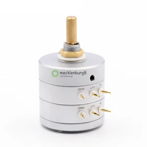 24 Steps Stereo 10K 25K 50K 100K 250K Attenuator Hifi Volume Potentiometer NEW - Bild 1 von 6