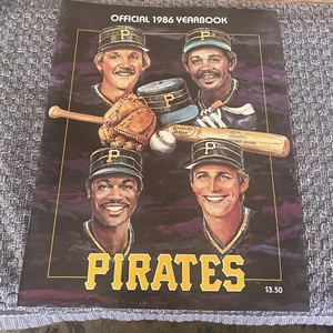 1986 Pittsburgh Pirates MLB Baseball YEARBOOK EX - Picture 1 of 2