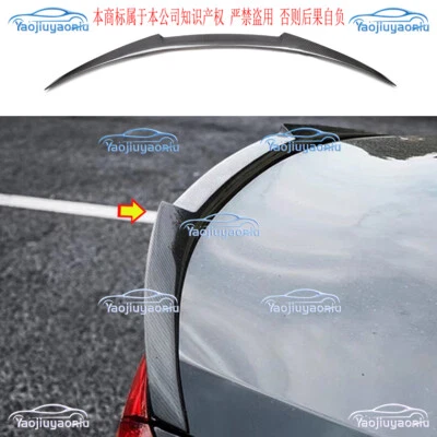 Carbon Rear Trunk Spoiler Wing For Maserati Quattroporte S Q4 Sedan 2013-2022 Foto 1 de 4