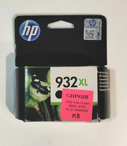 Tinta negra genuina HP 932XL CN053AE BGX impresión - caja sellada *envío internacional - Imagen 1 de 5