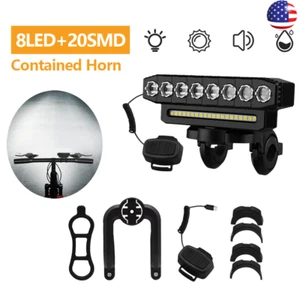 Faro Anteriore Bicicletta Super Luminoso LED Luce Bici USB Ricaricabile Impermeabile- - Foto 1 di 20