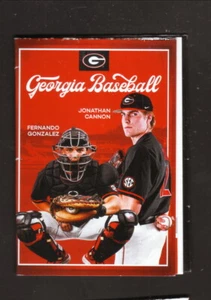 Georgia Bulldogs--Horario de bolsillo de béisbol 2022--Smoothie King - Imagen 1 de 2