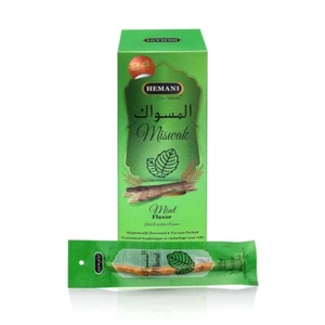 Mint Sewak Natural Miswak Stick for Teeth 6 Inches (24 Pack) Chewing Toothbrush - Picture 1 of 2