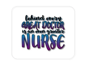 Custom Mauspad 1/4 - Hinter jedem großen Arzt noch größere Krankenschwester - Bild 1 von 2
