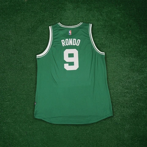 Rajon Rondo Boston Celtics NBA Adidas Green Men's Swingman  Jersey Cover