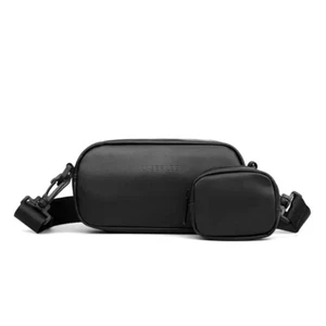 Portable Chest Bag PU Leather Single Shoulder Mother Bag Unisex - Picture 1 of 6