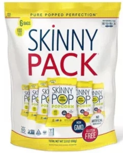 SkinnyPop White Cheddar Popcorn, Skinny Pack, Glutenfrei, 0,65 oz, 6 Ct - Bild 1 von 1