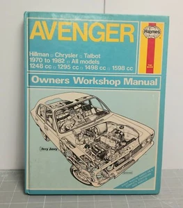 Avenger Haynes Manual, Hillman, Chrysler & Talbot, 1970 a 1980 Taller Garaje - Imagen 1 de 4
