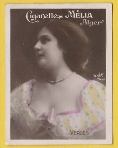Cigarettes Melia Algeria Tobacco Card Tirage K Verdes Error Card Waris not Paris - Imagen 1 de 2