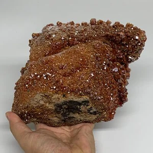 6.85 lbs, 5.7"x5.3"x4.8", Vanadinite Crystals Cluster Mineral Specimens, B33990 - Picture 1 of 15