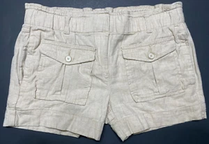 Ann Taylor "LOFT" Beige Shorts Multi Pocketed size 00P - Picture 1 of 7