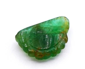 NATURAL EMERALD HAND MADE CARVING LOOSE GEMSTONES - Picture 1 of 3