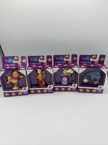 Mattel Winnie The Pooh Collectible Winnie The Pooh Eeyore Tigger Piglet Set Of 4 - Picture 1 of 10