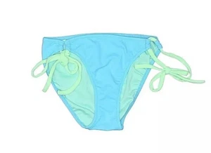 Victoria's Secret Rosa Talla XS Traje de Baño Parte Inferior Azul Aqua Bikini Corbata - Imagen 1 de 2