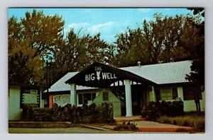 Greensburg KS-Kansas, Worlds Largest Hand Dug Well, Antique Vintage Postcard - Imagen 1 de 2