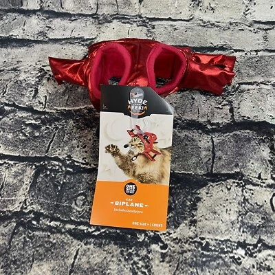 Hyde & EEK Cat Biplane Hat Halloween Costume Airplane Hat - Image 1 of 4