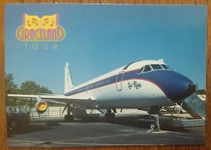 ELVIS PRESLEY, 1992 GRACELAND TOUR #209, CORVAIR 880 PLANE, LISA MARIE