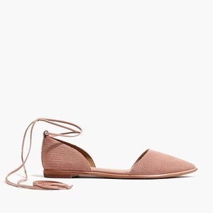 Madewell Arielle D Orsay Flat Size 8 Dusty Clay NIB - Picture 1 of 2
