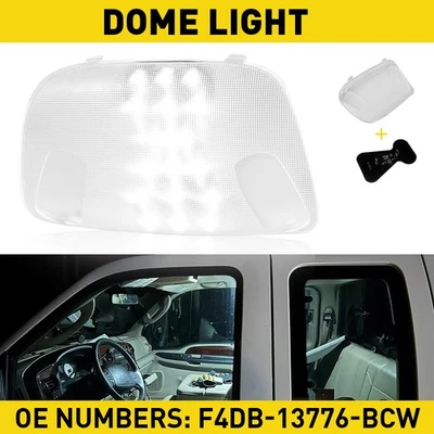 Luz LED interior de techo y cubierta para Ford F-250 F-350 F-450 F-550 1999-2007 Foto 1 de 4