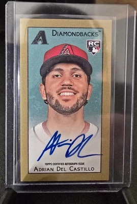 2025 Topps T205 Adrian Del Castillo Auto Diamondbacks RC - Image 1 of 2