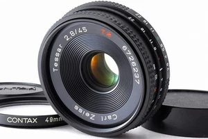 [TOP MINT] Contax Carl Zeiss Tessar 45mm F/2.8 AEJ Lens C/Y Mount From JAPAN - Picture 1 of 15