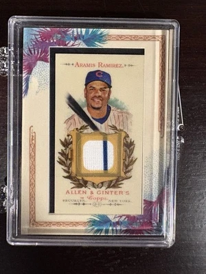 Topps Allen & Ginter's 2007 - Mini reliquias enmarcadas Aramis Ramírez #AGR-AR (MEM) Foto 1 de 2