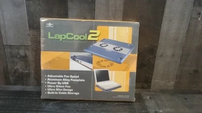 Vantec Lapcool 2笔记本电脑冷却器带双可调速度风扇 — 第 1/2 张图片