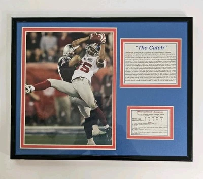 "David Tyree The Catch" Framed Photo Collage, 11 x 14 - Image 1 of 4