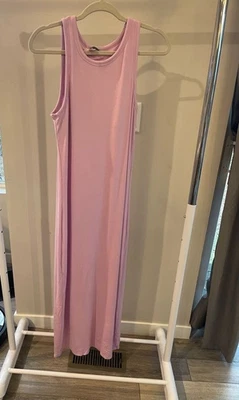 Maxi Vestido Victoria’s Secret Perfume Púrpura MEDIANO GRANDE Lujo Acanalado Tanque Foto 1 de 2