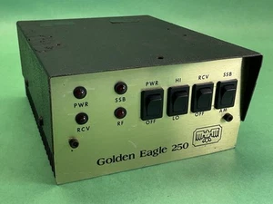 Vintage Golden Eagle 250 Mobile CB Radio Amp Amplifier - UNTESTED - Zdjęcie 1 z 7