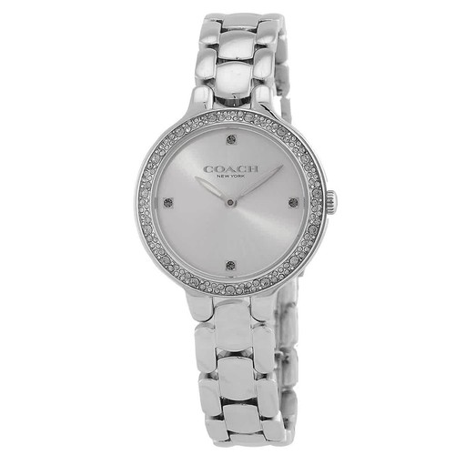 Orologio Coach Chelsea Quarzo Cristallo Quadrante Argento Donna 14504124