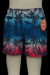 Nuevo con etiquetas Bañador Big Boys Secado Rápido con UPF 50+ Talla XXL (18) - Estampado de Tiburón - Imagen 1 de 5