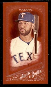 2018 Topps Allen & Ginter X Mini RED #321 Nomar Mazara Rangers 1/5 - Picture 1 of 2