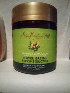 Shea Moisture Deep Conditioner Power Greens Reconstructor for Nourishing Hair - Picture 1 of 2