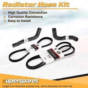 Radiator Hose + Gates Belt Kit for Ford Fairmont Falcon XF 3.3L 4.1L 1985-1993 - Picture 1 of 2