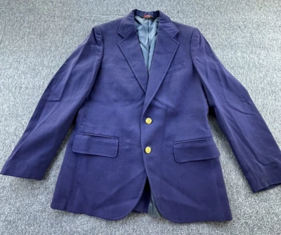 J.G. Blazer de lana Hook para mujer 10 bolsillos forrados azules chaqueta vintage Foto 1 de 4