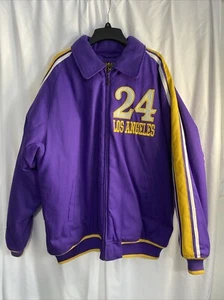 Vintage Russia Spirit Los Angeles #24 Kobe Jacket Coat Purple Size 2XL - Picture 1 of 15