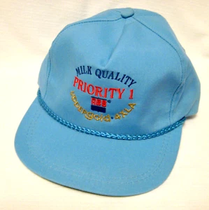 Cappello da baseball UDDERGOLD 4XLA Milk Priority 1 ABS blu tessuto agricolo strap-back arrugginito - Foto 1 di 6