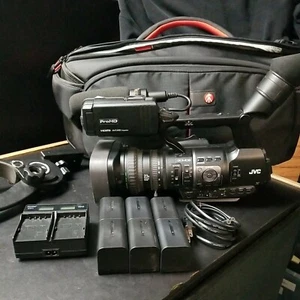 JVC ProHD Mobile News Camera & Manfrotto Camera Bag (includes Batteries/Charger) - Picture 1 of 12