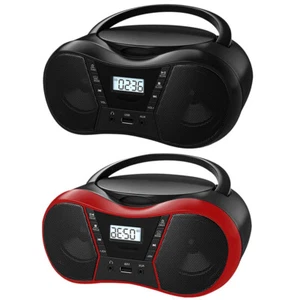 Stereo Sound Speaker with FM Radio Bluetooth-Compatible USB Port MP3 Player - Zdjęcie 1 z 14