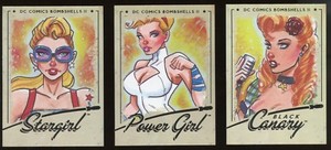 2018 Cryptozoic DC Comics Bombshells 2 II Rainbow Foil Base #17 Black Canary