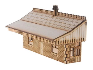ST004 mittelgroße Niedrigreliefstation Gebäude OO Messgerät Laser Cut Kit - Bild 1 von 6