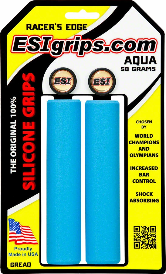 ESI Racer's Edge Grips - Aqua - Image 1 of 1