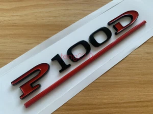 Rojo Brillante Negro P100D Letra Emblema Insignia 3D Logo Adhesivo para Tesla Modelo X S Y - Imagen 1 de 5