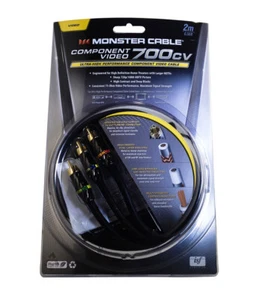 Monster Cable 700cv Ultra High Performance Component Video Cables - 2M (6.5 Ft) - Picture 1 of 1